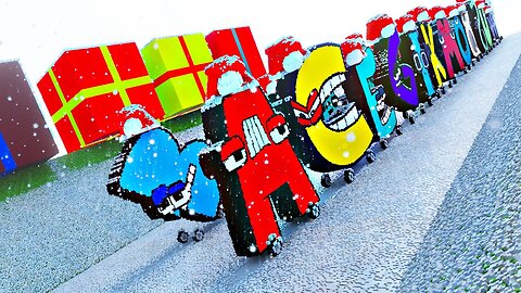 Alphabet Lore Cars Battle the Down of Death in Teardown