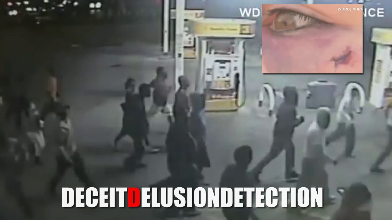 Caught on tape: Over a 100 black teens physically attack a white family