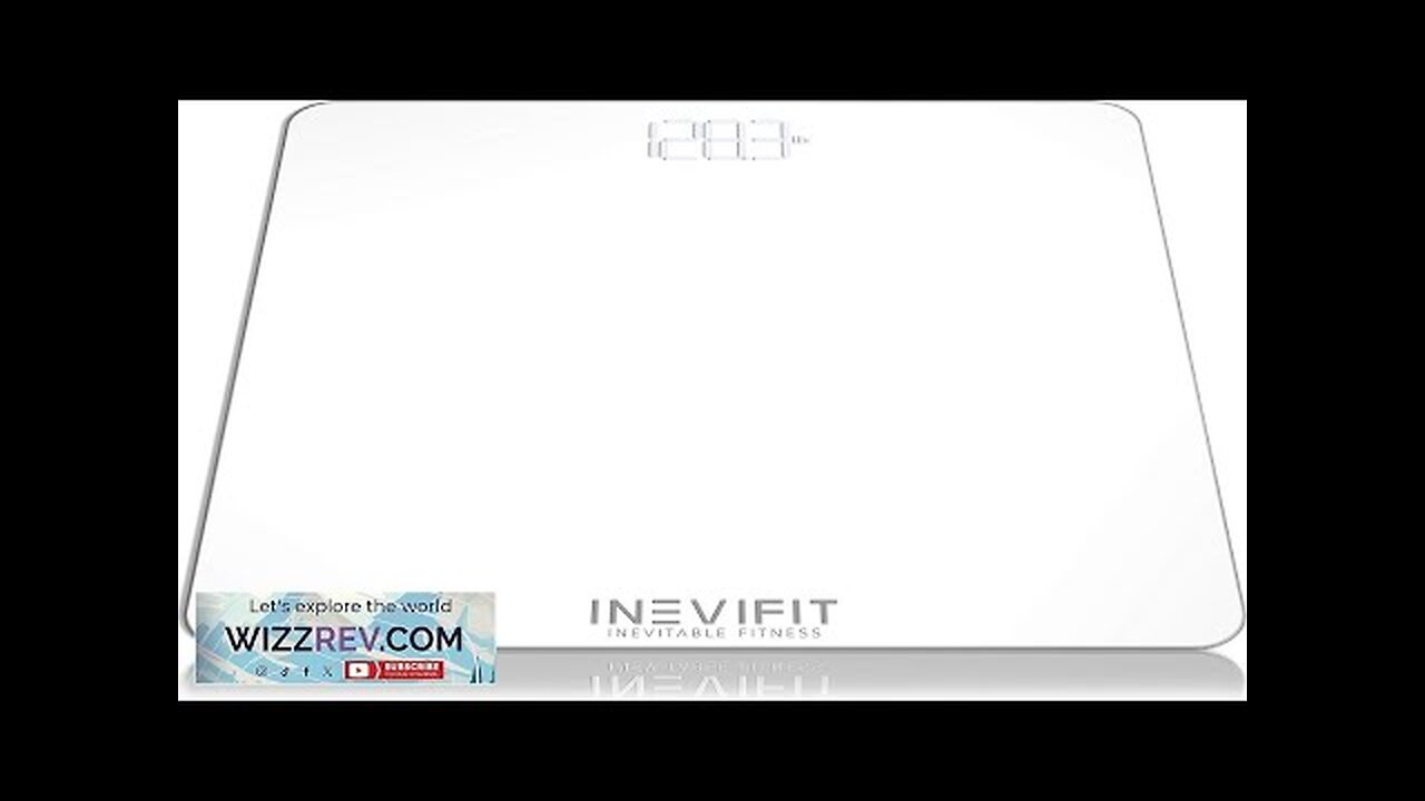 INEVIFIT BATHROOM SCALE Highly Accurate Digital Bathroom Body Scale Measures Weight Review