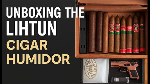Unboxing the LIHTUN Cigar Humidor Premium Storage Revealed