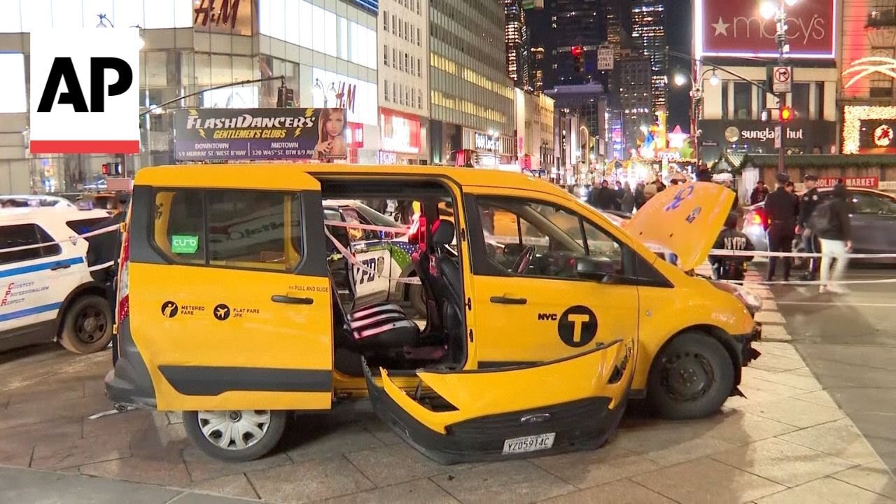 New York taxi driver hits 6 pedestrians, 3 taken to hospital, police say