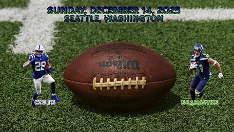 Indianapolis Colts @ Seattle Seahawks, Week 15, Diggin' Deeper Into the NFL