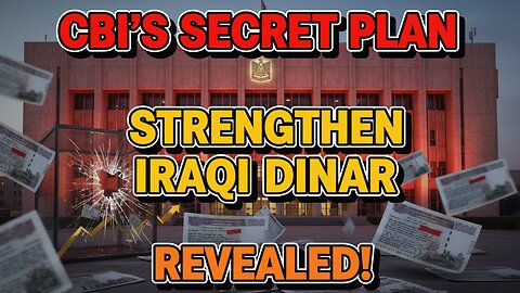 ⚡ CBI’s Secret Plan to Strengthen the Iraqi Dinar REVEALED! 💥 Today IQD News!