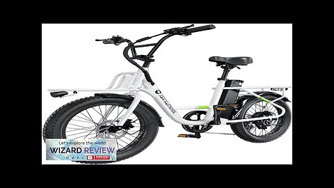 isinwheel U7 Electric Bike for Adults 20 mph Cargo Ebike 500W Adult Review