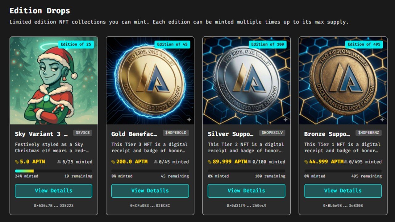 SKY Open Plaza Opens "Editions" - Minting NFT Series