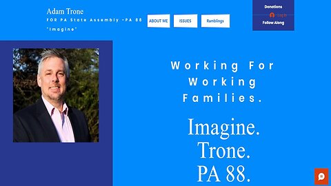 Socialist Adam Trone running for a seat in the PA Assembly