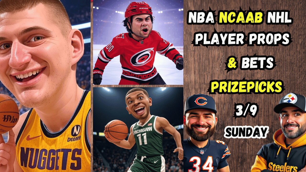 BEST FREE NBA Player Props TODAY | NCAAB PICKS | PRIZEPICKS | SUNDAY