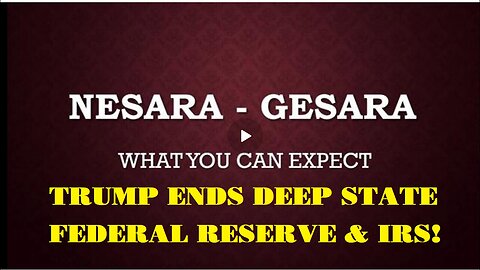 Nesara/Gesara Update 10/31/25:-Dr. Scott Young: Trump Ends Deep State Federal Reserve & IRS!