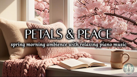 Peaceful Spring Ambience with Relaxing Piano Music for Meditation & Focus 🌸🎶 | Sounds of Nature