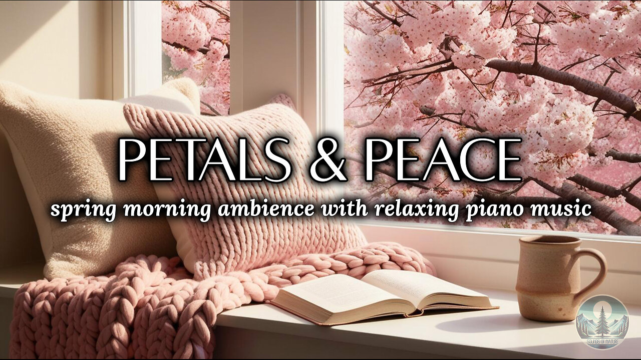 Peaceful Spring Ambience with Relaxing Piano Music for Meditation & Focus 🌸🎶 | Sounds of Nature