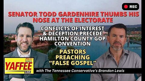 Sen. Gardenhire Thumbs his nose at Electorate / Pastors Preaching "False Gospel" / Deception &More