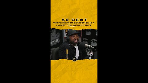 @50cent Depression is a luxury