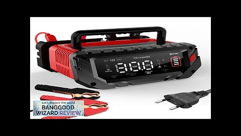 HTRC 6V 12V 24V 10A-30A Smart Repair Battery Maintainer Charger P30 Charging Review