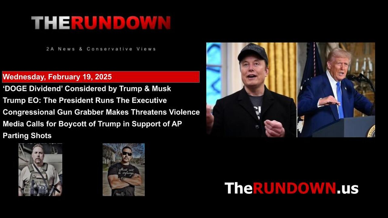 #866 - Trump & Musk Propose Issuing 'DOGE Dividend' Checks