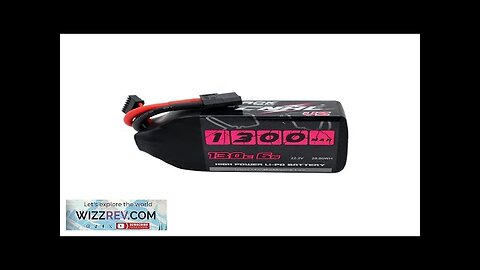 CNHL Black Series V2.0 6S 22.2V 1300mAh 130C LiPo Battery XT60 Plug Review