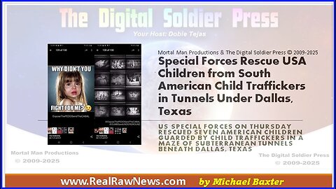 Special Forces Rescue Children from Traffickers under Dallas Texas