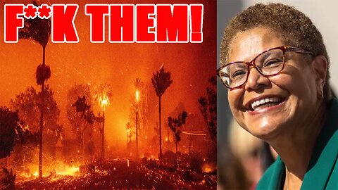 LA Mayor ABANDONS citizens as city BURNS TO A CRISP!