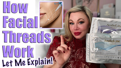How Facial Threads Work! How long they Last, how they Build Collagen and more! Code Jessica