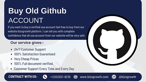 Buy Verified Old Github Accounts