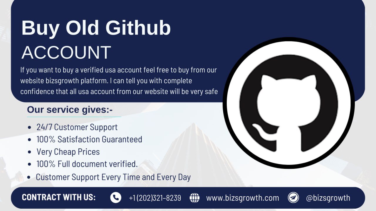 Buy Verified Old Github Accounts