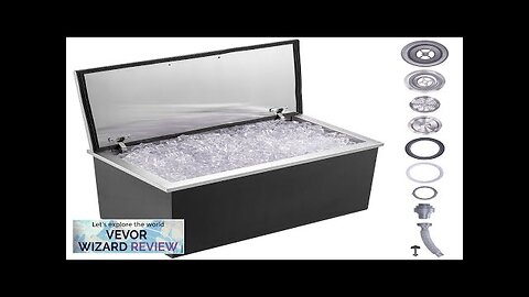 VEVOR Drop in Ice Chest 24"L x 20"W x 15"H Stainless Steel Review