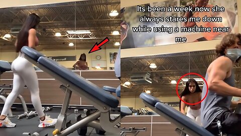 Thick Asian Girl Gets Caught Staring In Gym, Then THIS Happened…