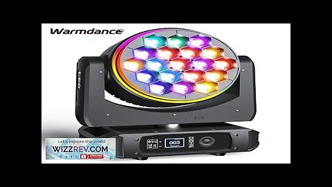 Bee's Eye RGBW LED Moving Head Light Beam Stage Light Effect Projector Review