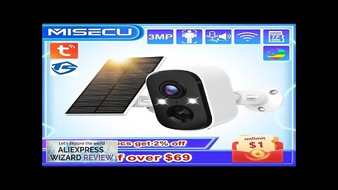 MISECU Tuya 3MP Security Battery Camera with Solar Panel Two-way Audio Wireless Review