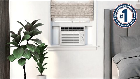 GE Window Air Conditioner Unit, 5,000 BTU for Small Rooms