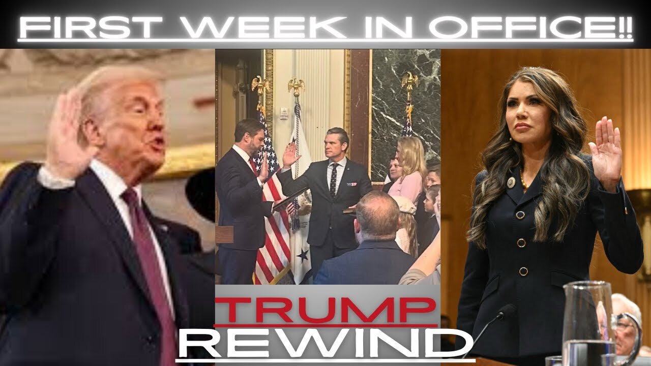 **Trump's First Week Recap: Chaos, Controversy, and Clarity in 20 MINUTES or LESS!**