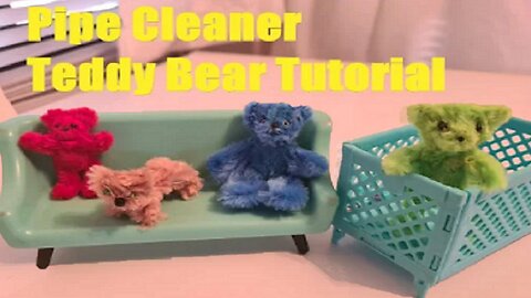 Pipe Cleaner Bear Tutorial - This is the way I do them.