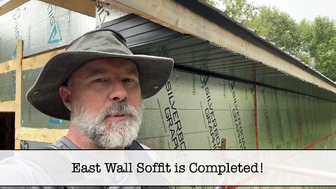 Building the Shop - Part 75 - East Wall Soffit and Fascia for Bird Boxes is Done!