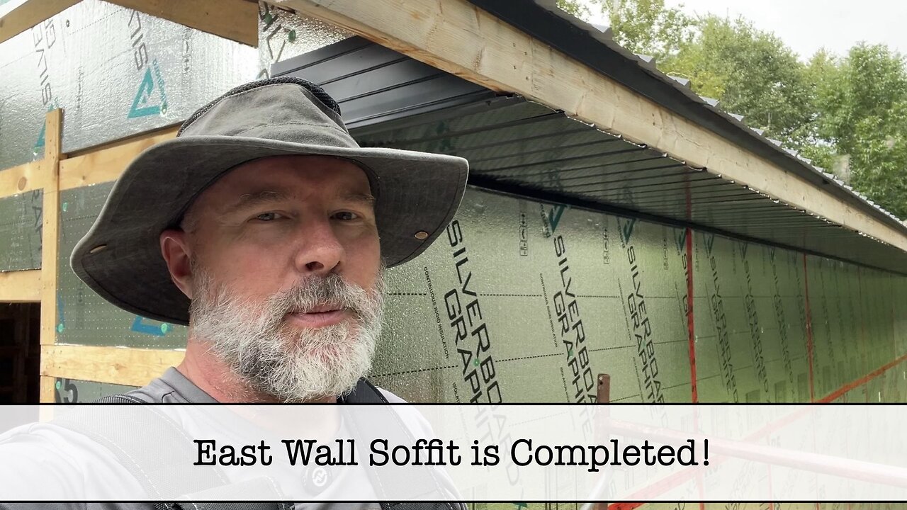 Building the Shop - Part 75 - East Wall Soffit and Fascia for Bird Boxes is Done!
