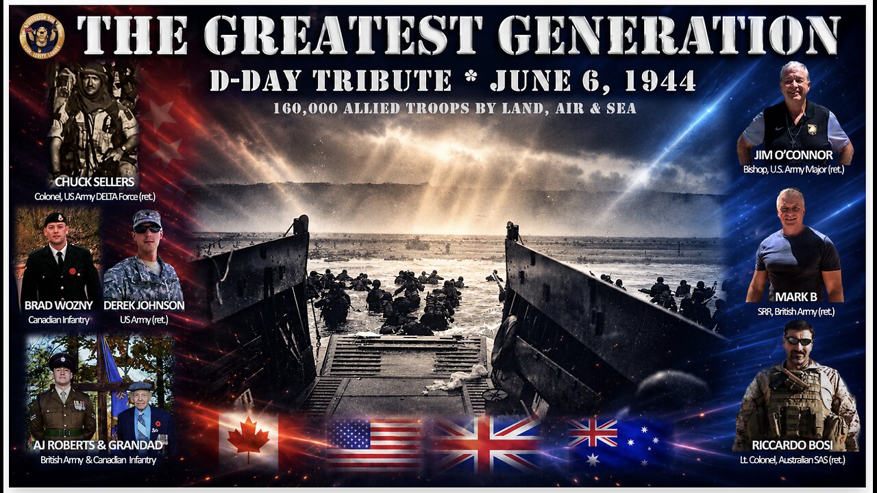 D-Day Tribute⚔️ The Greatest Generation’s Lessons for Patriots, Families & Freedom