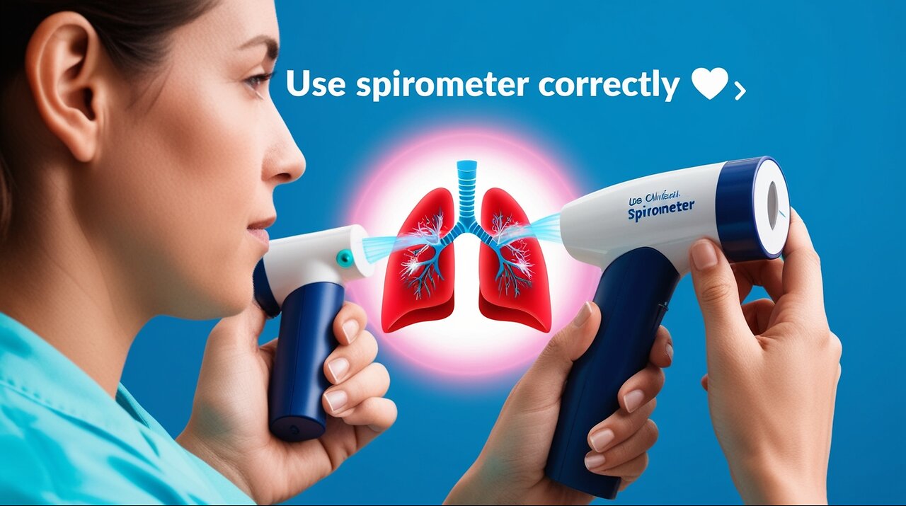 Correct Way to Use a Spirometer for Better Lung Health 💨