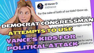 Democrat attempts using JD Vance's kids for a political attack