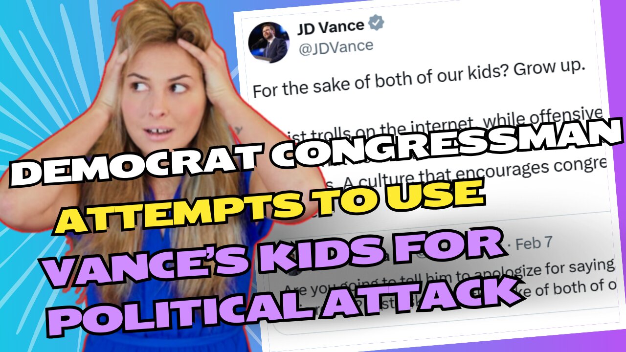 Democrat attempts using JD Vance's kids for a political attack