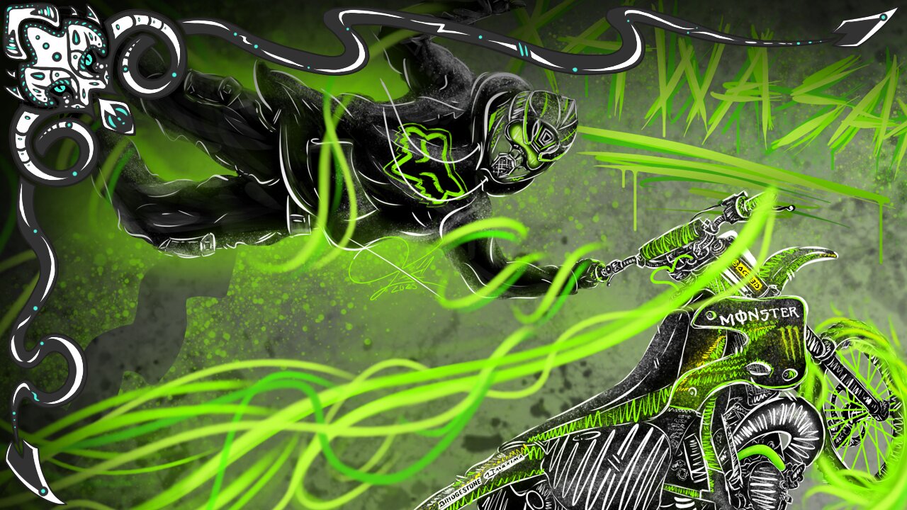 ART // Motocross KX | [CHIAROSCURO]
