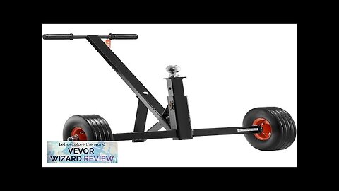 VEVOR Adjustable Trailer Dolly 600lbs Tongue Weight Capacity Carbon Steel Trailer Mover Review