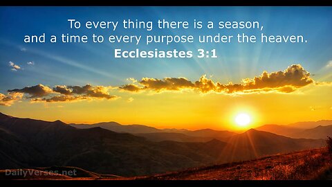 Ecclesiastes 3