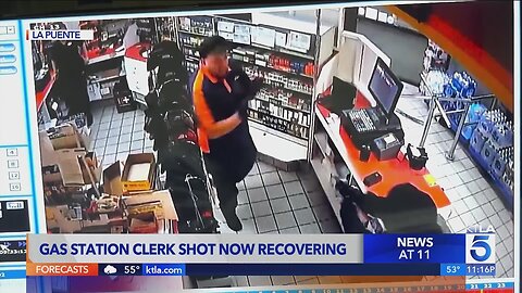 SGV gas station clerk recovering after being shot in chest