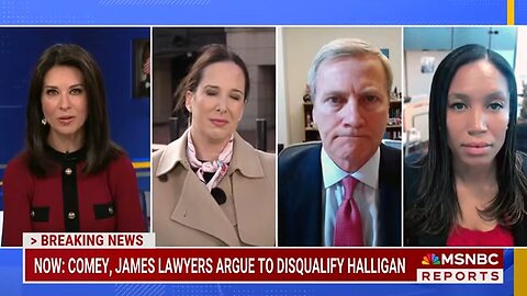 NOW: Comey, James lawyers argue to disqualify Halligan