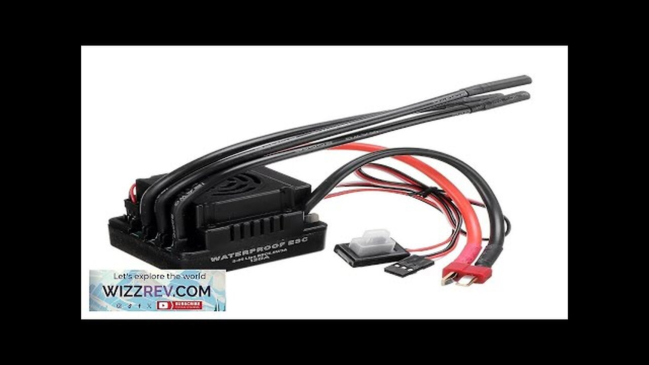 120A Brushless ESC T/XT60 Plug with 5.8V/3A SBEC 2-4S for 1/8 RC Review