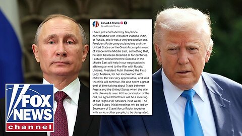 BREAKING: Trump reveals next meeting with Putin to 'bring war to an end'