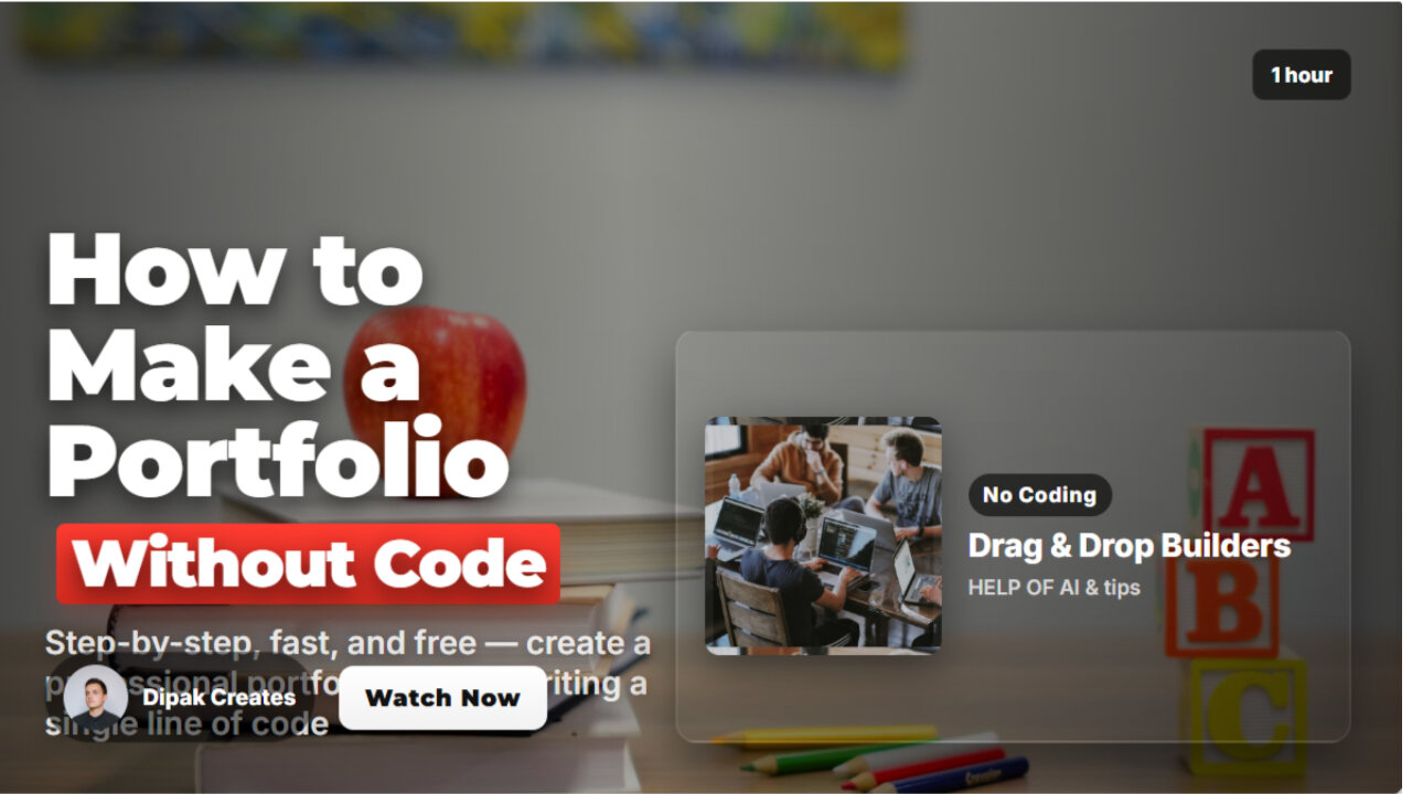 Create a Stunning Portfolio Website in nepali Fast with AI — No Coding Needed ! 🤯