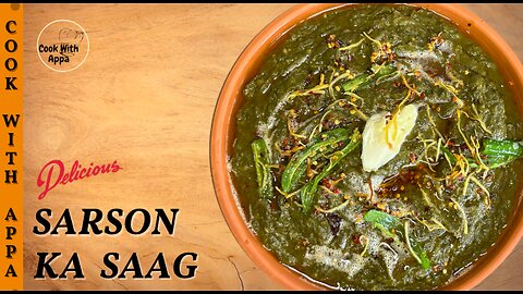 Sarsoon Ka Saag | Saroon Da Saag | Saag | Saag Punjabi | Saagwala #Saag #punjabi #makaiya