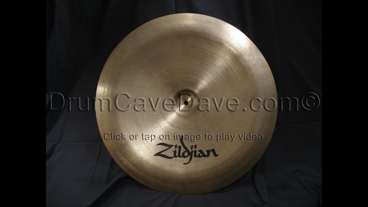 22” Zildjian A series CHINA BOY HIGH cymbal - INVERTED
