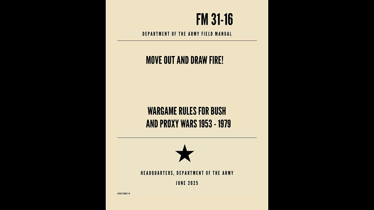 Move Out and Draw Fire! - Solo Playtest - Part 4