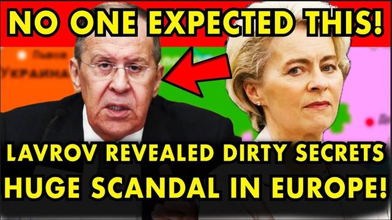 LAVROV REVEALED VON DER LEYEN'S DIRTY SECRETS WITH JUST ONE SENTENCE! HE ONLY NEEDED 2 MIN!