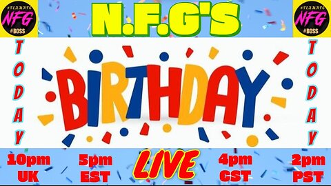 Join myself & CreedenceGold13 Live for my Birthday stream